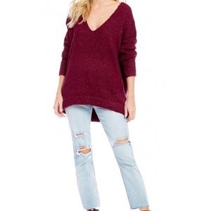 NWT Free People V Neck Sweater